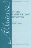 Of the Fathers Love Begotten TTBB choral sheet music cover